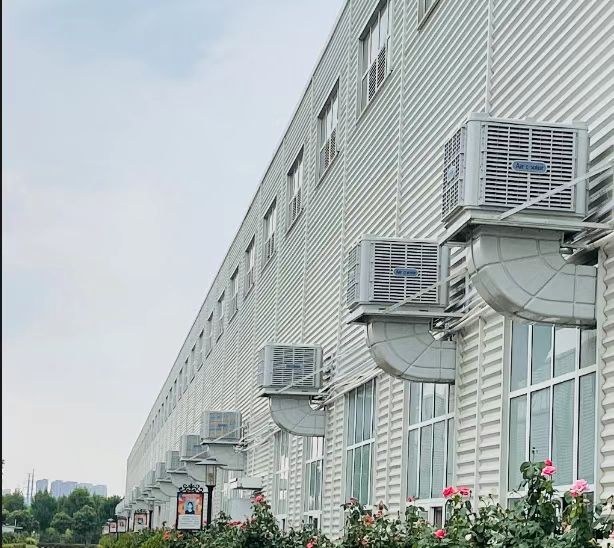 鄭州華晶金剛石股份有限公司 冷風(fēng)機降溫工程